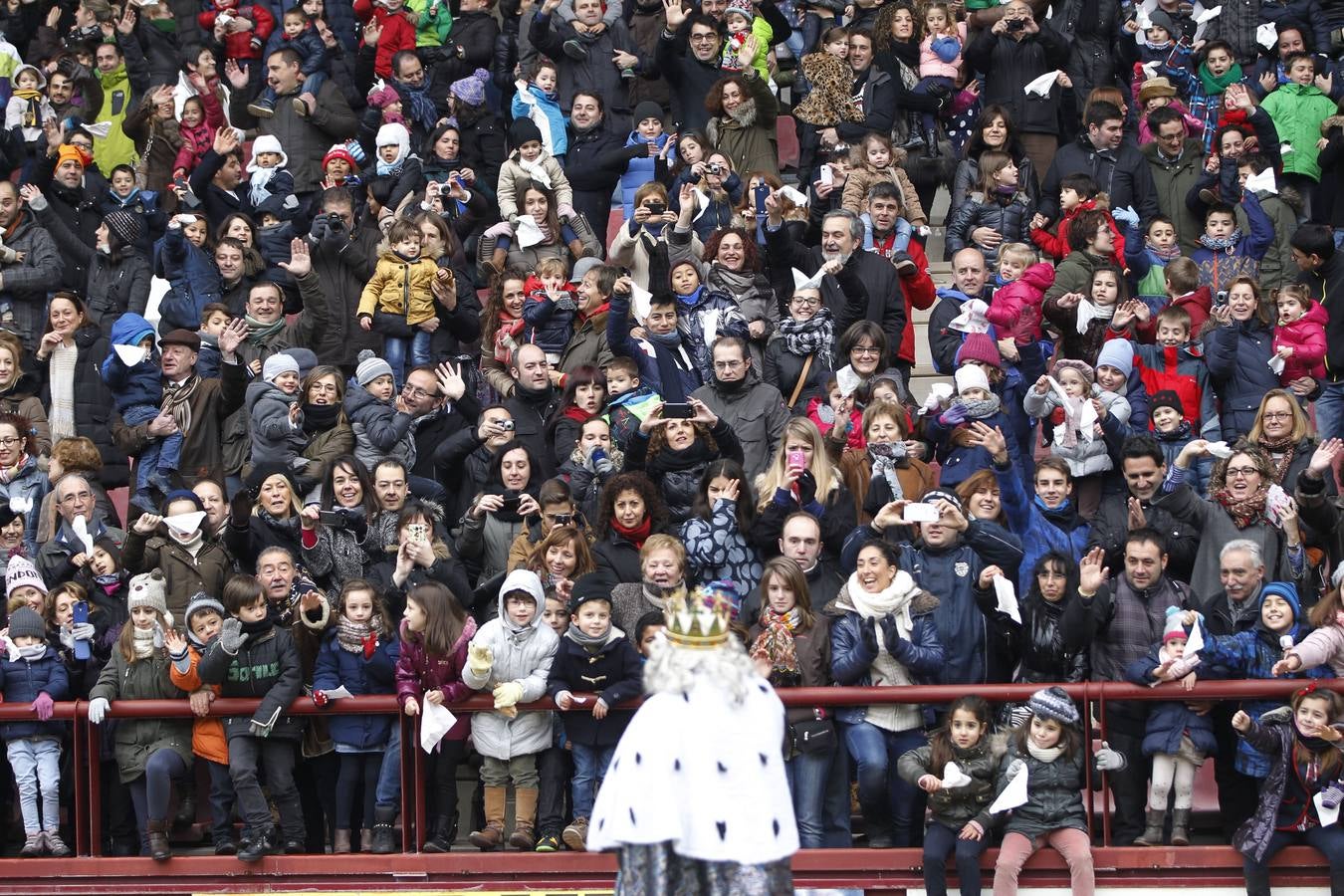 Los Reyes Magos llegan a Las Gaunas (I)