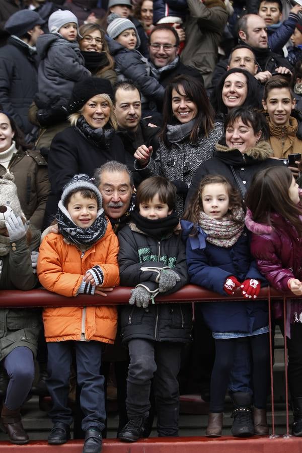 Los Reyes Magos llegan a Las Gaunas (I)