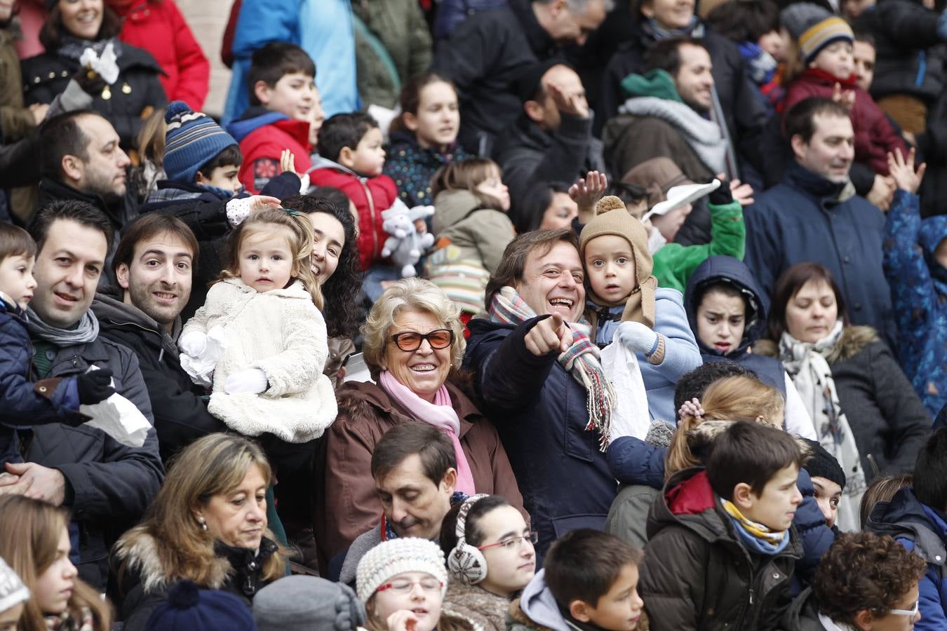 Los Reyes Magos llegan a Las Gaunas (I)