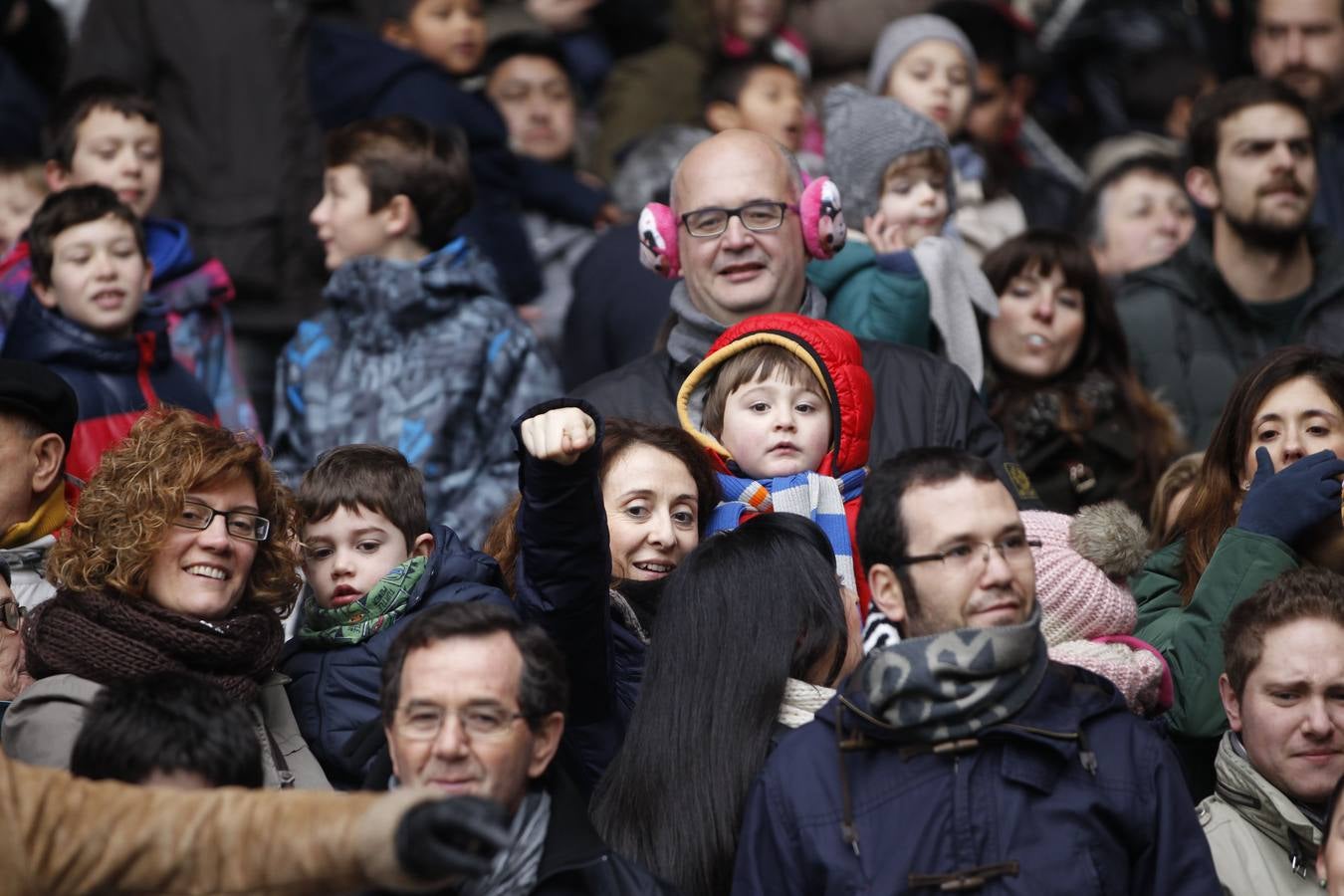 Los Reyes Magos llegan a Las Gaunas (I)