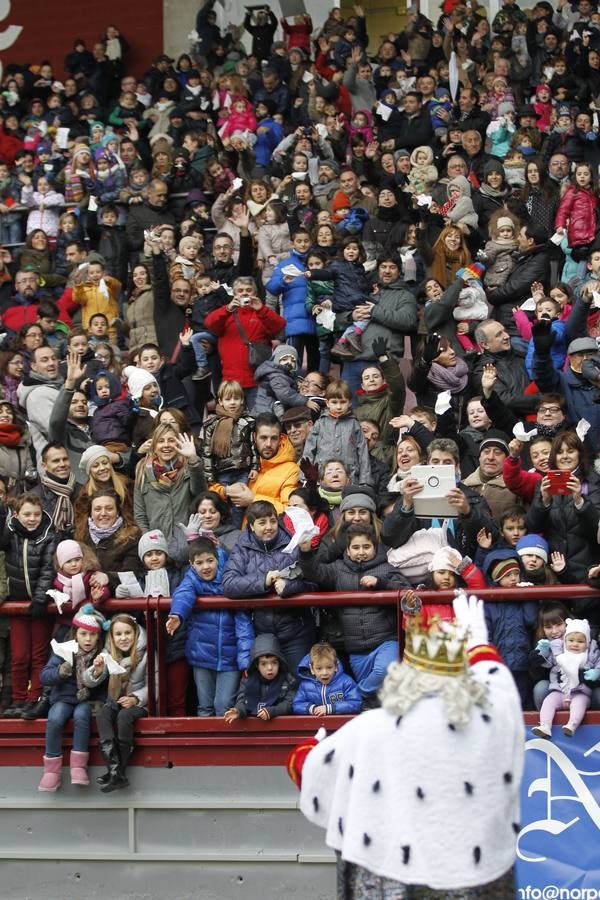 Los Reyes Magos llegan a Las Gaunas (II)