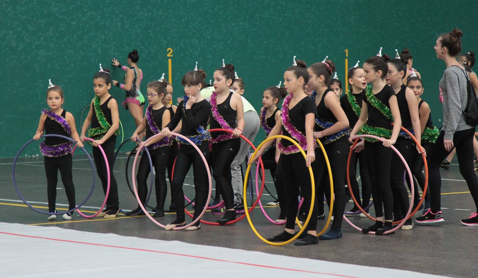 La gimnasia rítmica celebra una jornada de exhibición