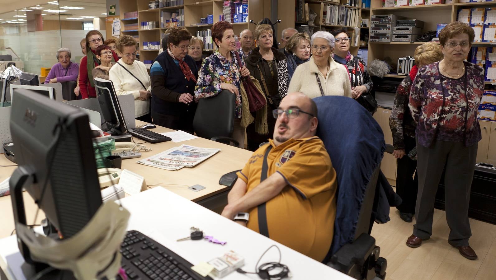 Visita a la multimedia de Nueva Rioja