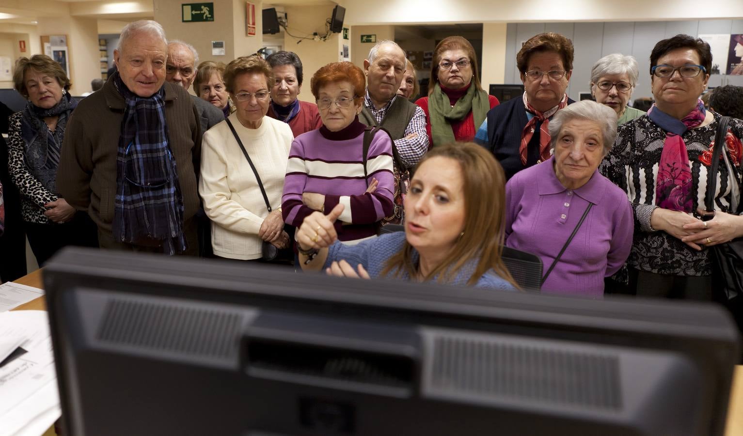 Visita a la multimedia de Nueva Rioja