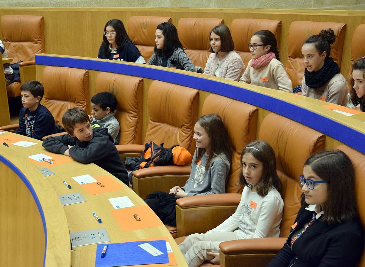 Aldeas Infantiles lleva a los escolares al Parlamento