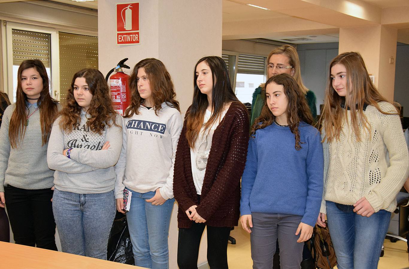 Los alumnos de 2º C de la ESO del Ies Sagasta visitan la multimedia de Diario LA RIOJA