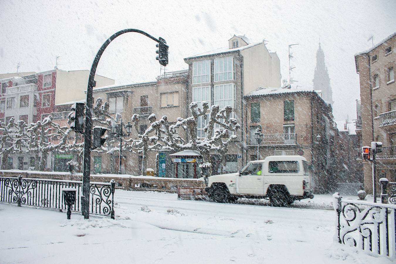La Rioja entra en alerta amarilla tras la nieve del fin de semana