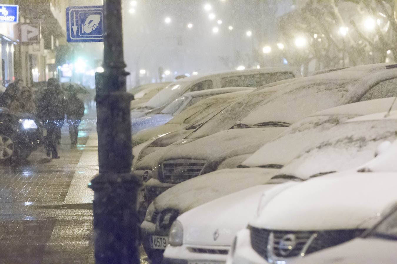 Logroño en blanco