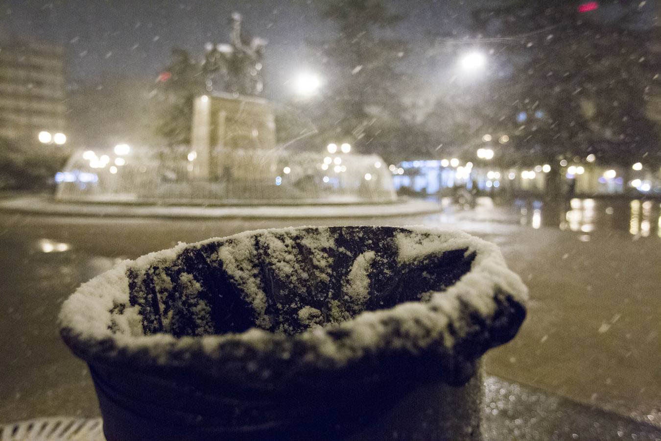 Logroño en blanco