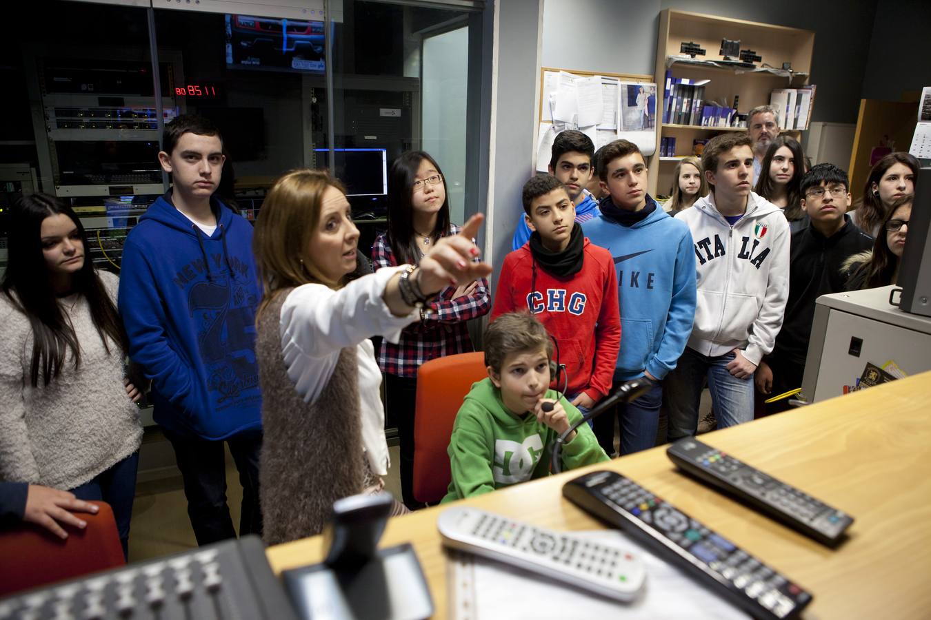 Visita de los alumnos de Los Boscos