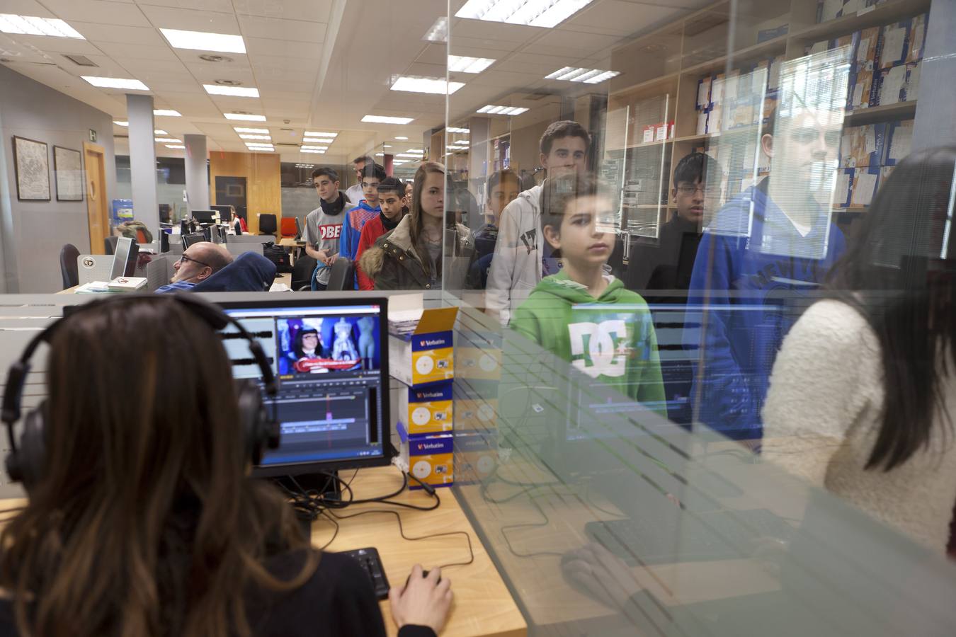 Visita de los alumnos de Los Boscos