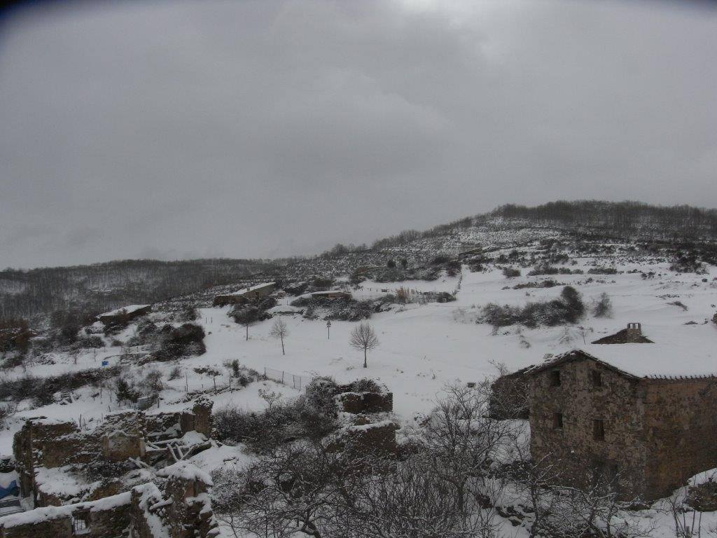 La nieve cubre La Rioja