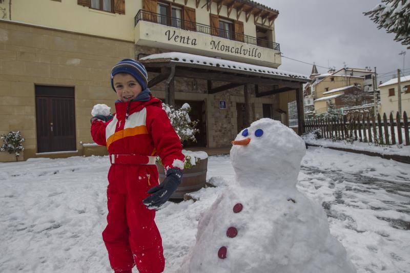 La nieve cubre La Rioja