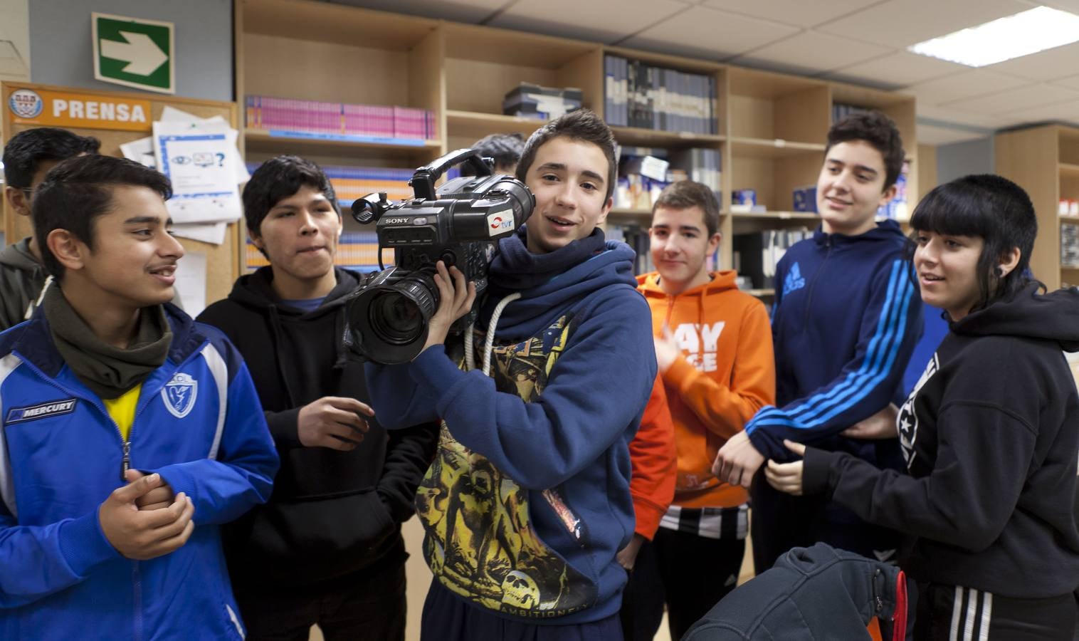 Visita de los alumnos de 3º B de Los Boscos