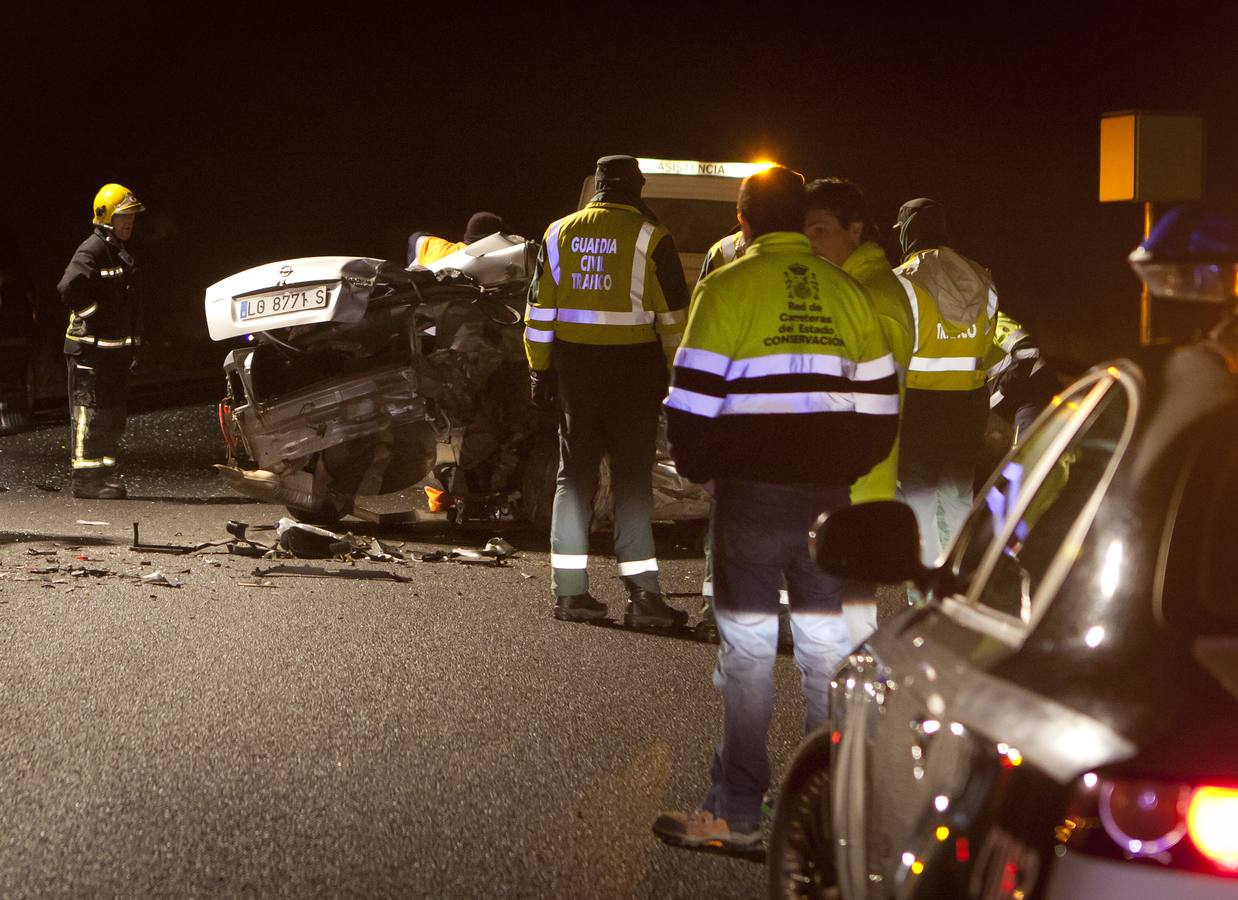 Accidente mortal en la N-232