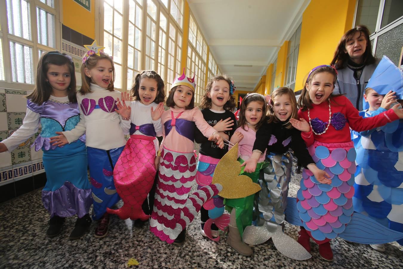 Los niños de Escolapios se difrazan por Carnaval