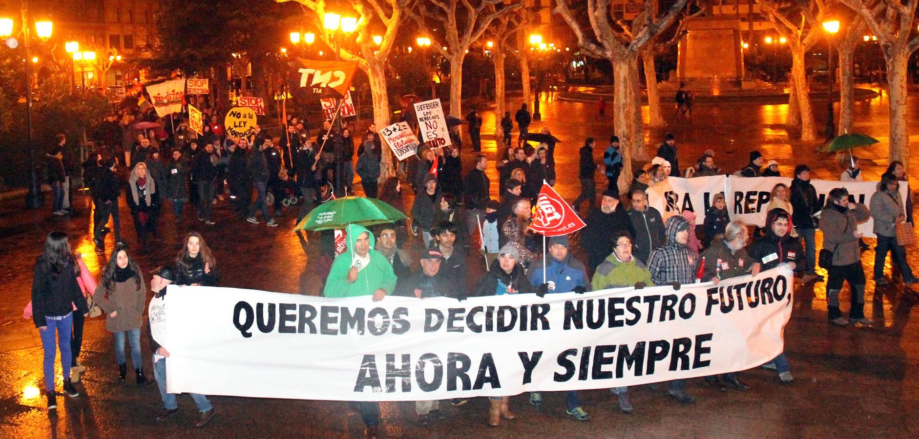 Marea Ciudadana por las calles de Logroño