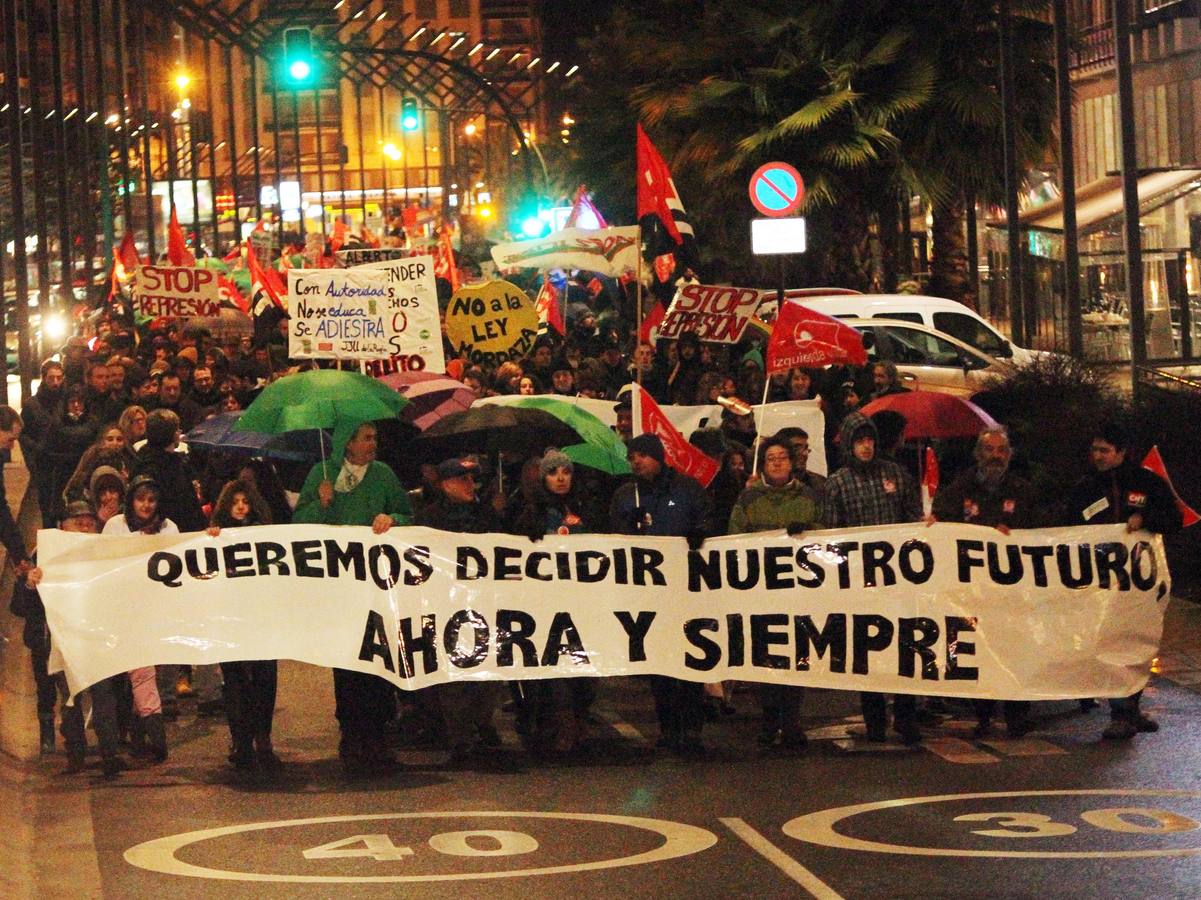 Marea Ciudadana por las calles de Logroño