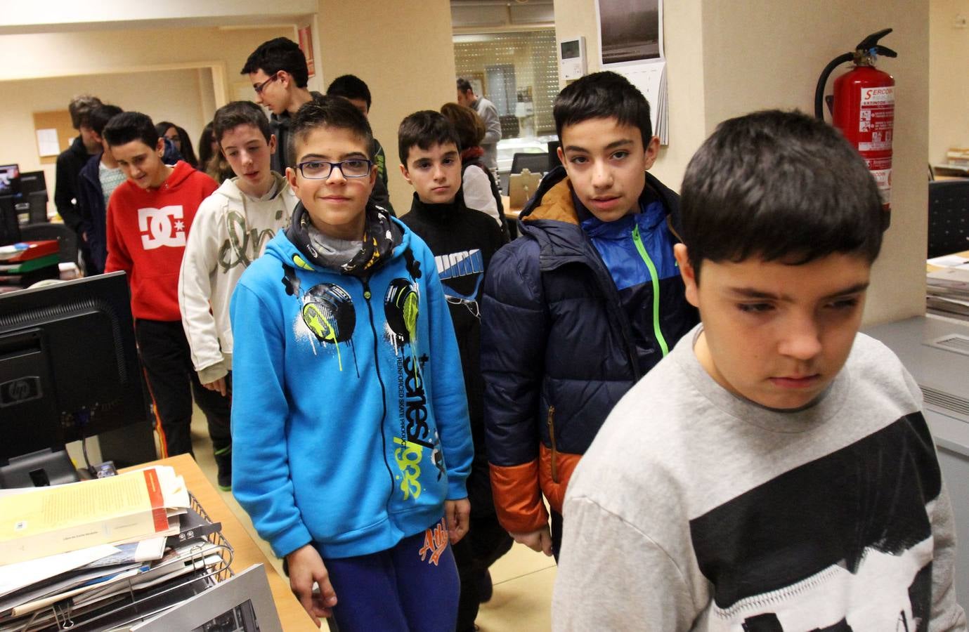 Visita de los alumnos del IES Escultor Daniel