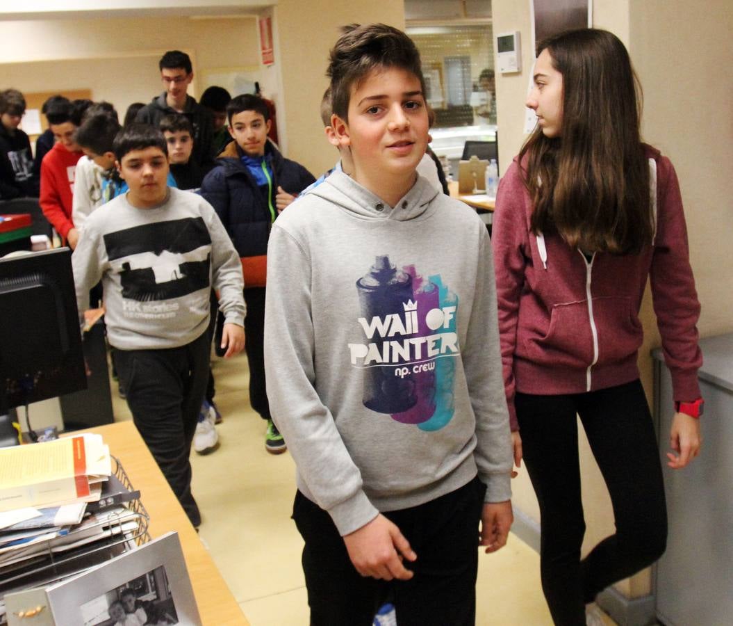 Visita de los alumnos del IES Escultor Daniel