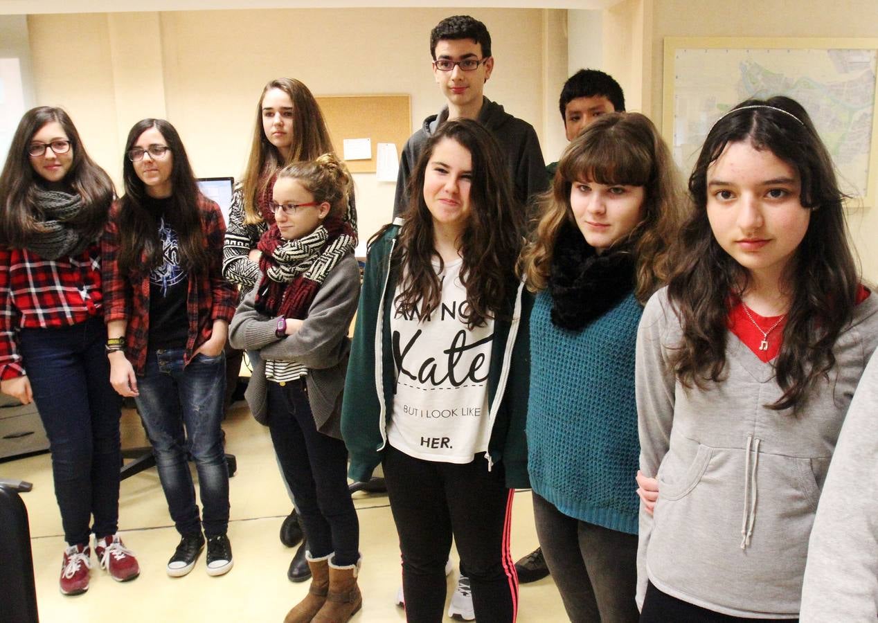 Visita de los alumnos del IES Escultor Daniel