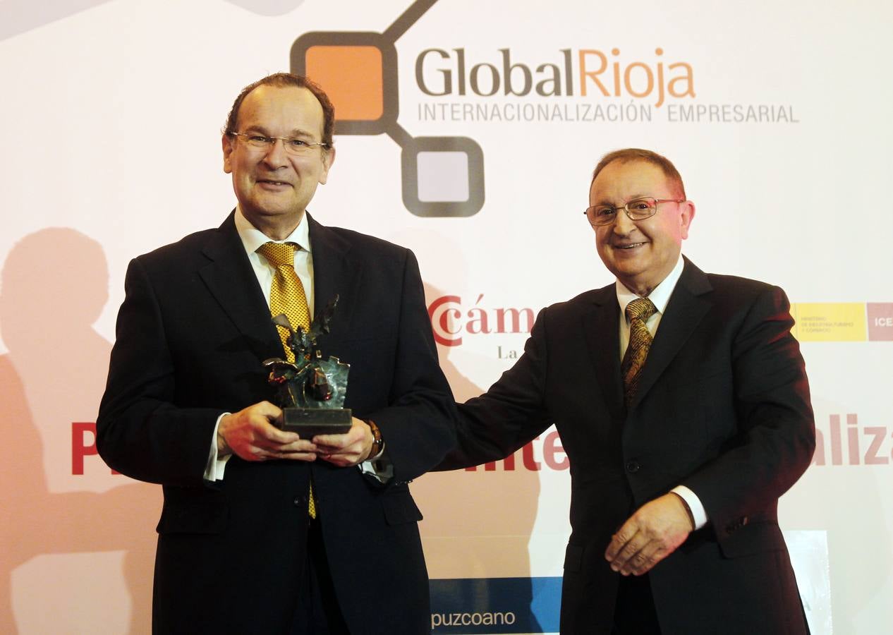 Ramón Bilbao, Vinagrerías Riojanas y la UNIR, Premios de Internacionalización 2014