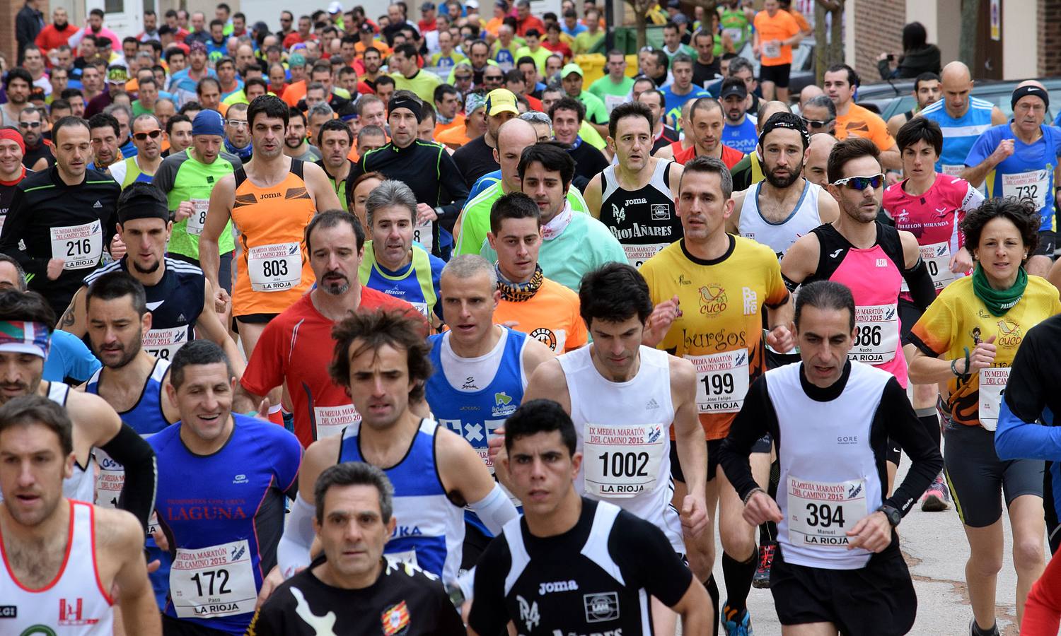 Alberto Alba gana la Media IX Maratón del Camino (I)