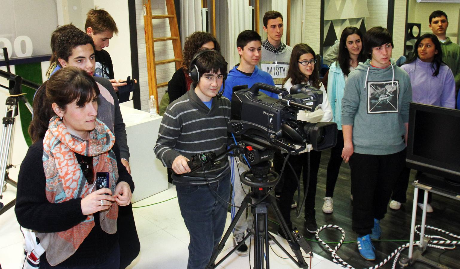 Los alumnos de 3ºC de Marianistas visitan la multimedia de La Rioja