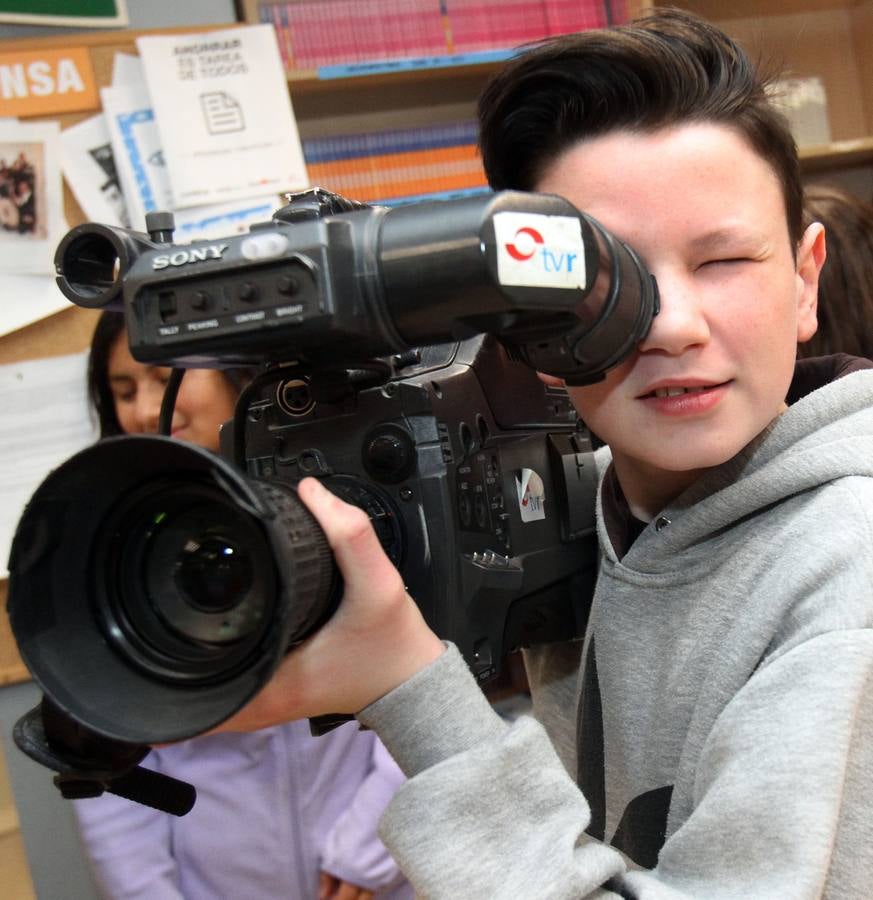Los alumnos de 3ºC de Marianistas visitan la multimedia de La Rioja