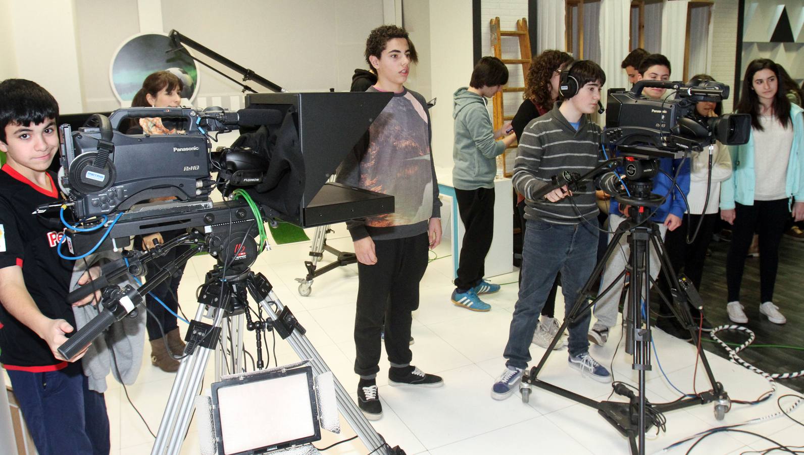 Los alumnos de 3ºC de Marianistas visitan la multimedia de La Rioja