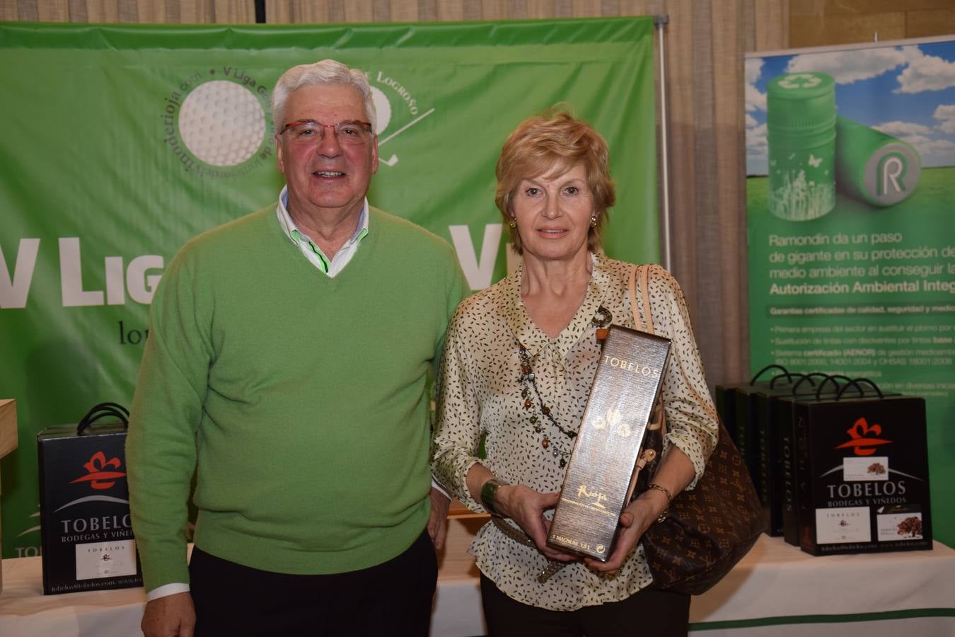 Entrega de premios de la V Liga de Golf y Vino (I)