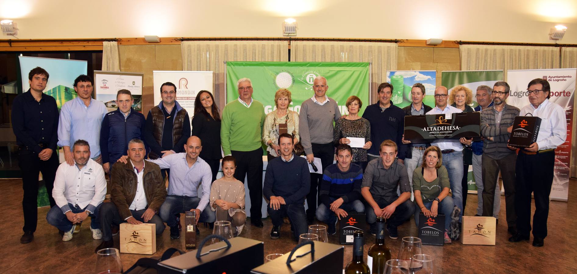 Entrega de premios de la V Liga de Golf y Vino (II)