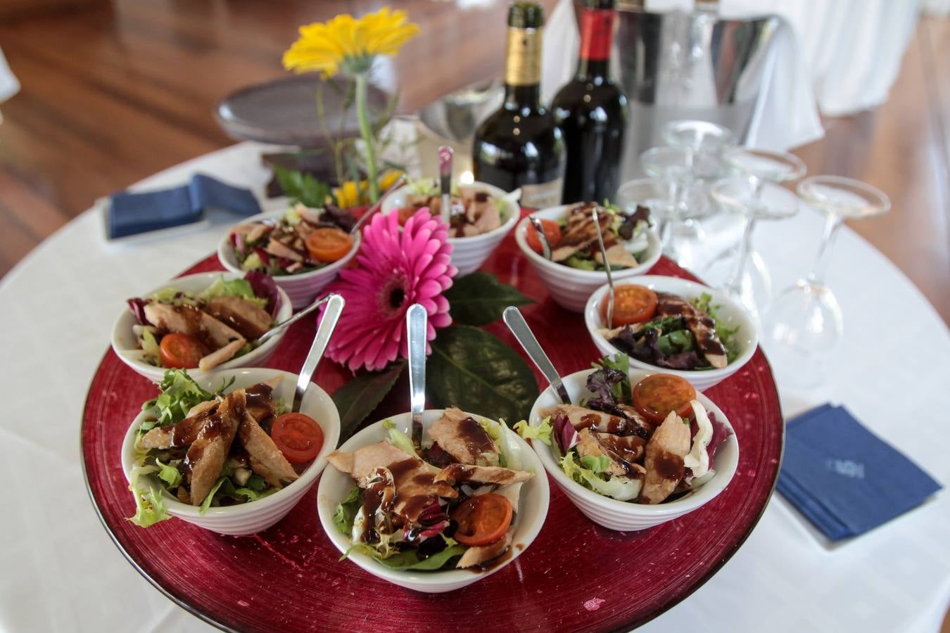 Almuerzo en La Fombera en la jornada ImaginextRioja