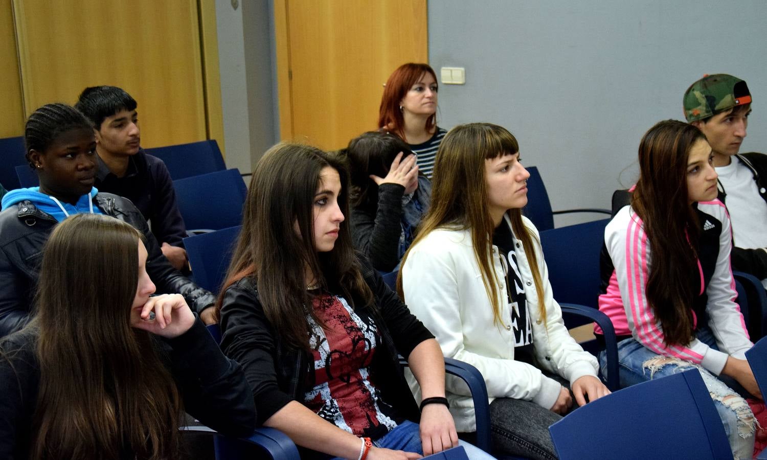 Visita de los alumnos de Escolapios