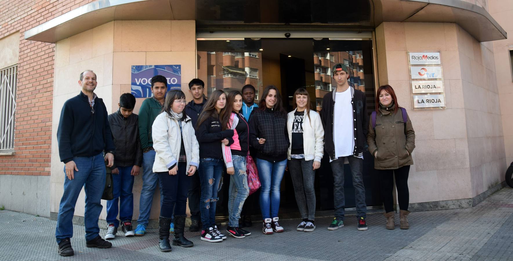 Visita de los alumnos de Escolapios