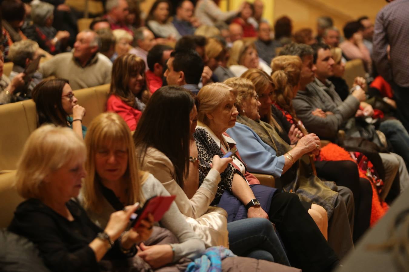Raphael arranca los aplausos del numeroso público en su concierto en Riojaforum