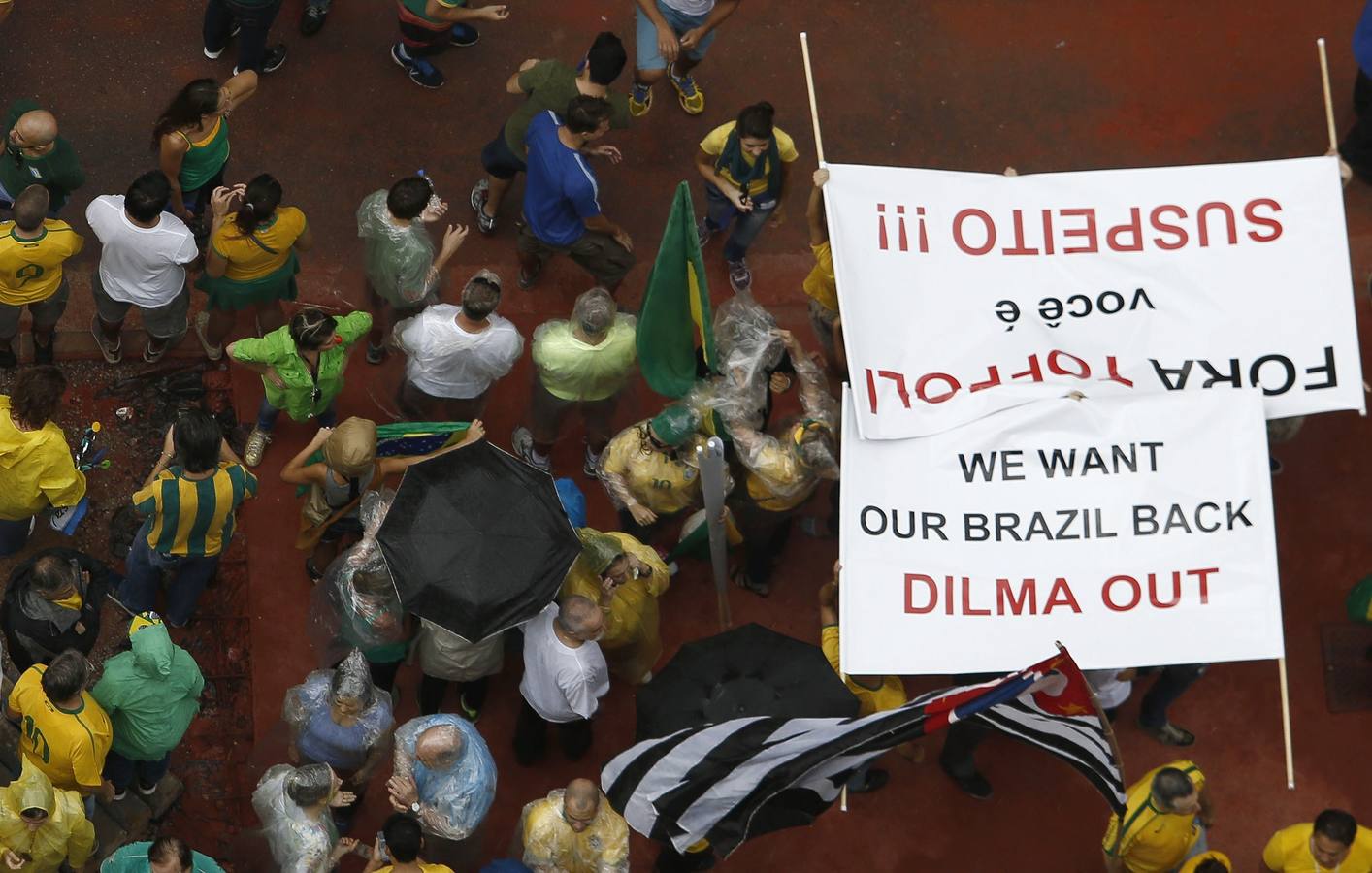 Protesta en Brasil contra Dilma