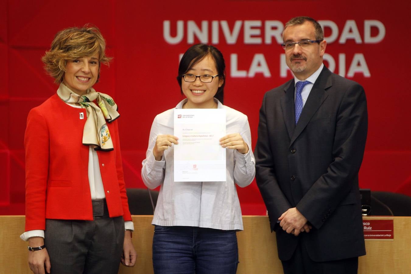 Entrega de diplomas y clausura en la UR del Curso de Lengua y Cultura Española