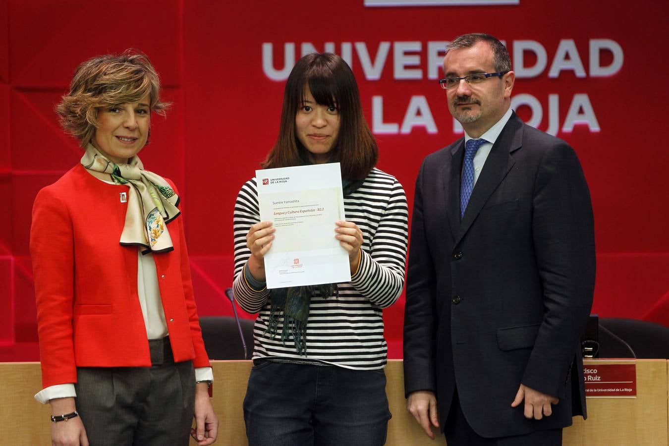 Entrega de diplomas y clausura en la UR del Curso de Lengua y Cultura Española