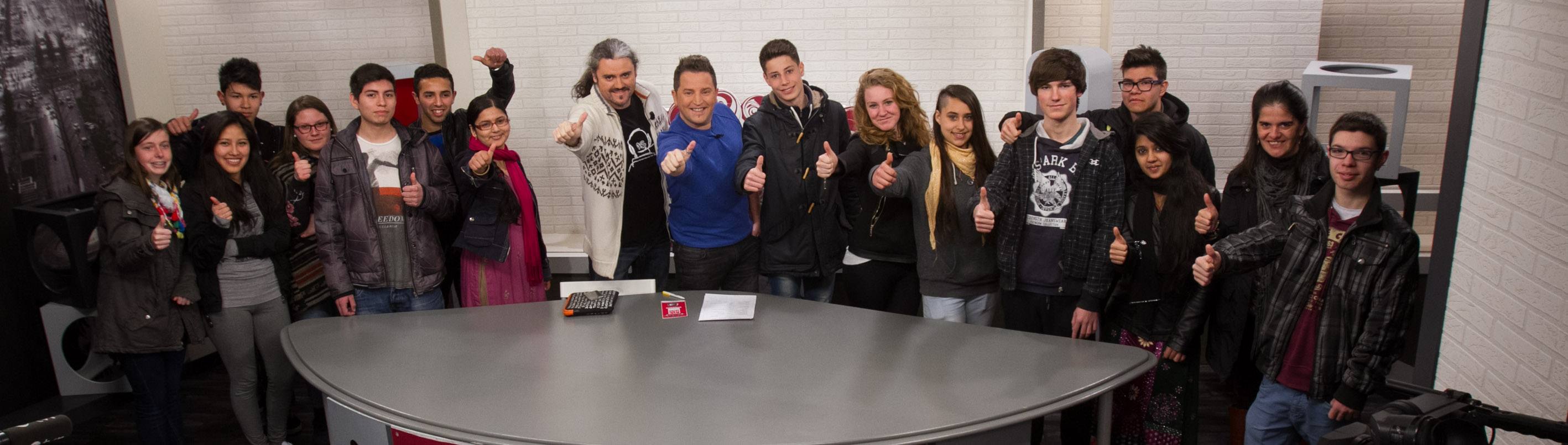 Visita de los alumnos de Jesuitas