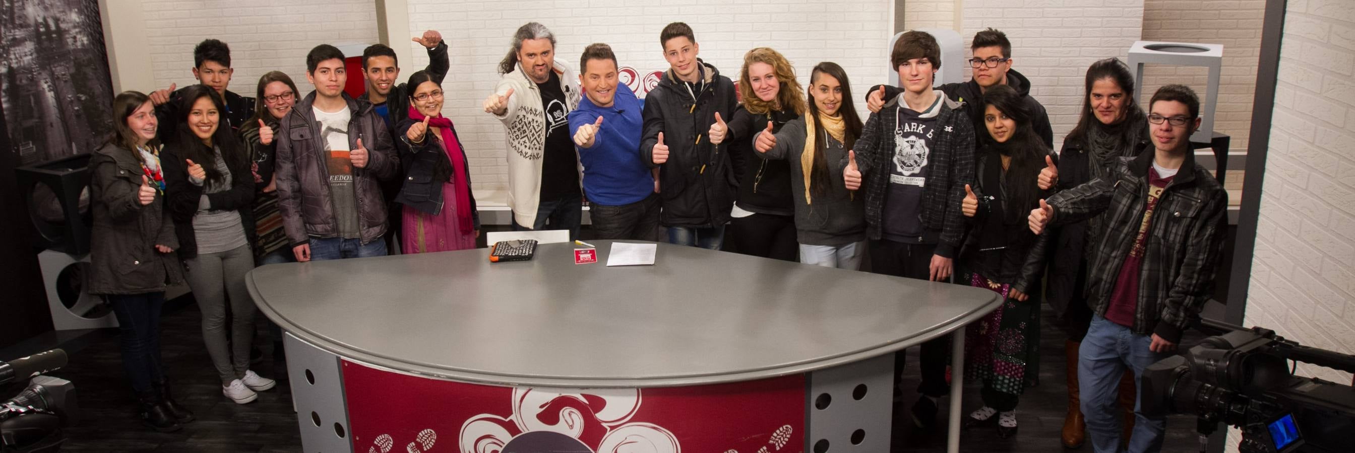 Visita de los alumnos de Jesuitas