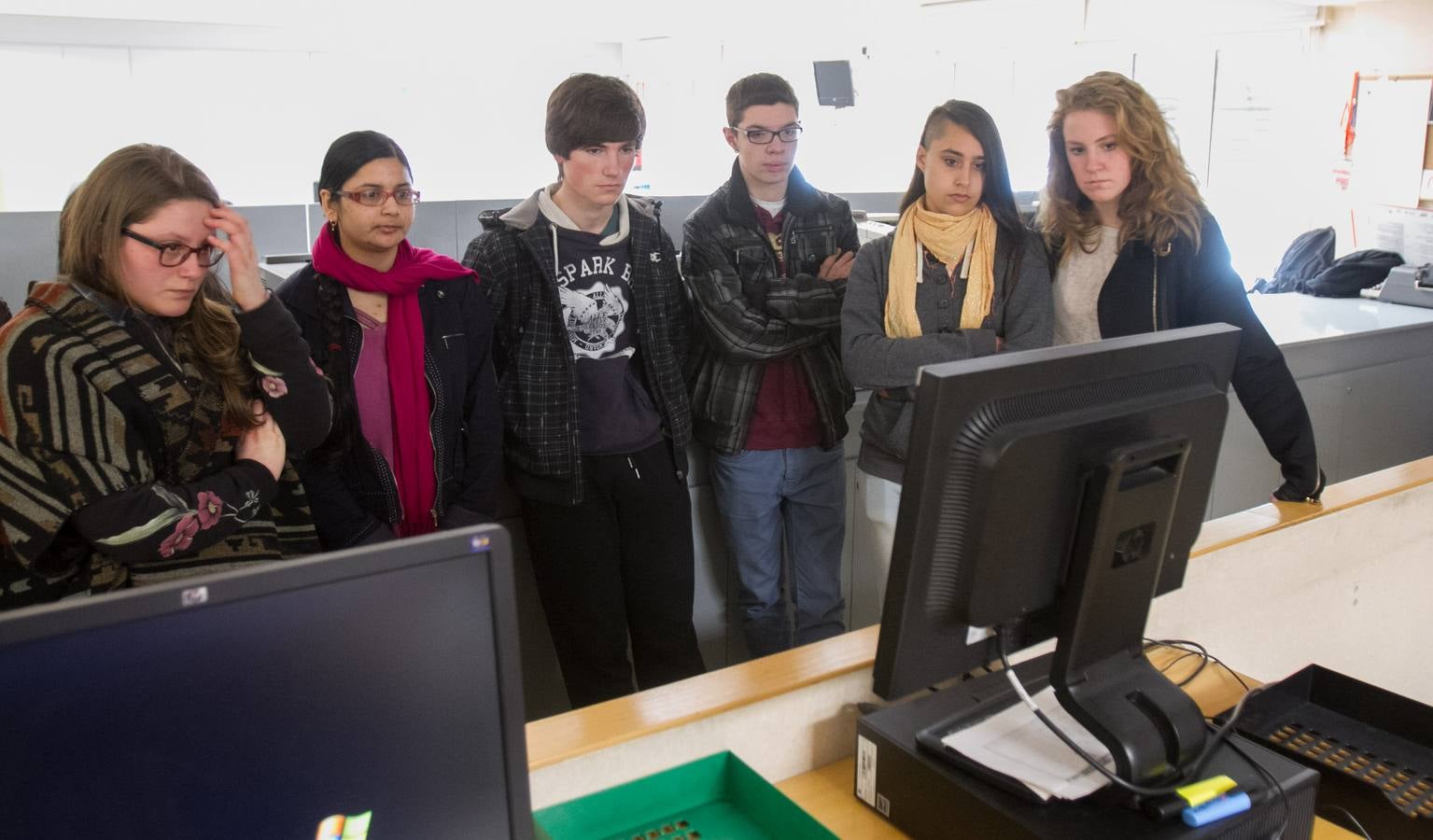 Visita de los alumnos de Jesuitas