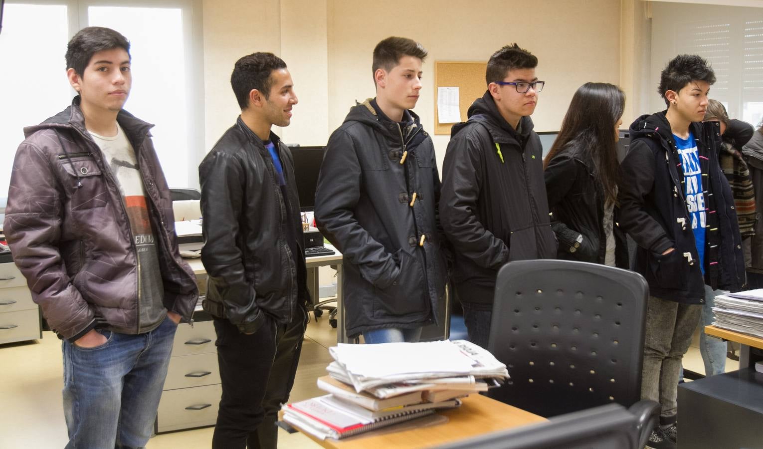 Visita de los alumnos de Jesuitas
