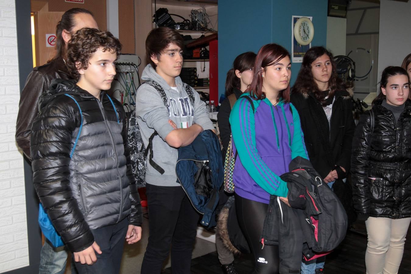 Los alumnos de 1º y 2º de la ESO del IES Gonzalo de Berceo visitan la multimedia de Diario LA RIOJA