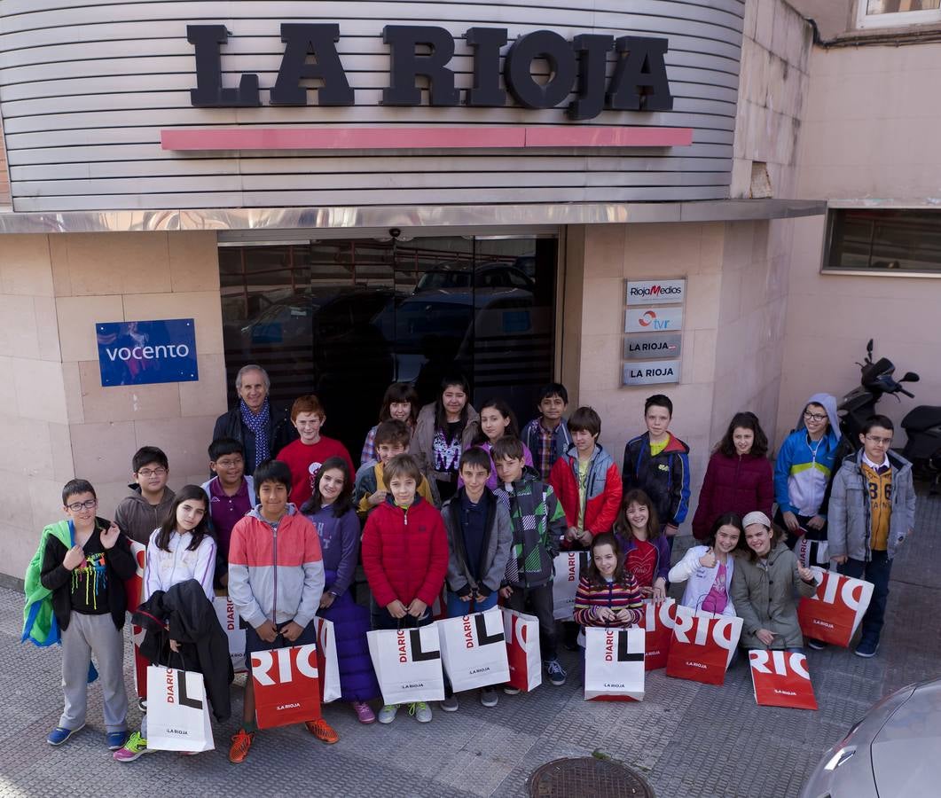 Los alumnos de 5º de primaria del Colegio Milenario de La Lengua visitan la multimedia de Diario LA RIOJA