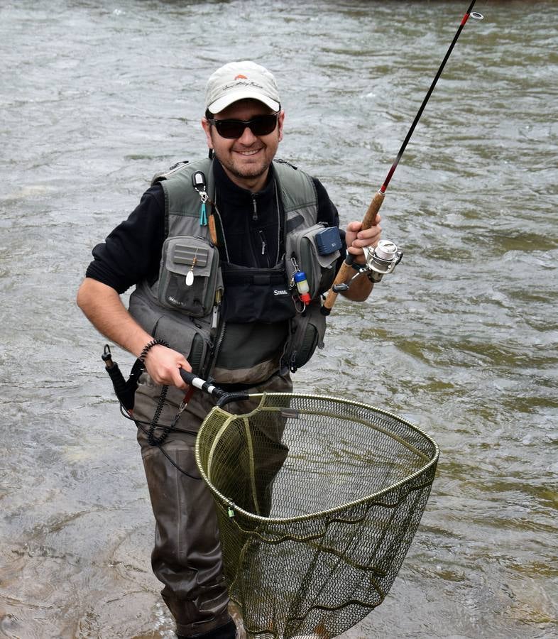 Primera jornada de pesca en La Rioja