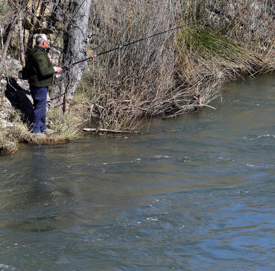 Primera jornada de pesca en La Rioja