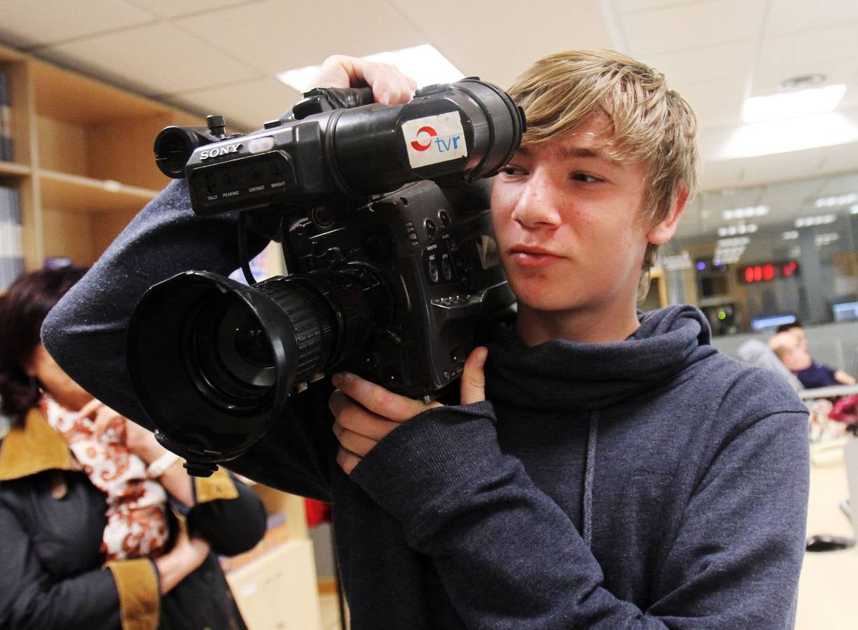 Los alumnos de 2º D de la ESO de Sagasta visitan la multimedia de Diario LA RIOJA
