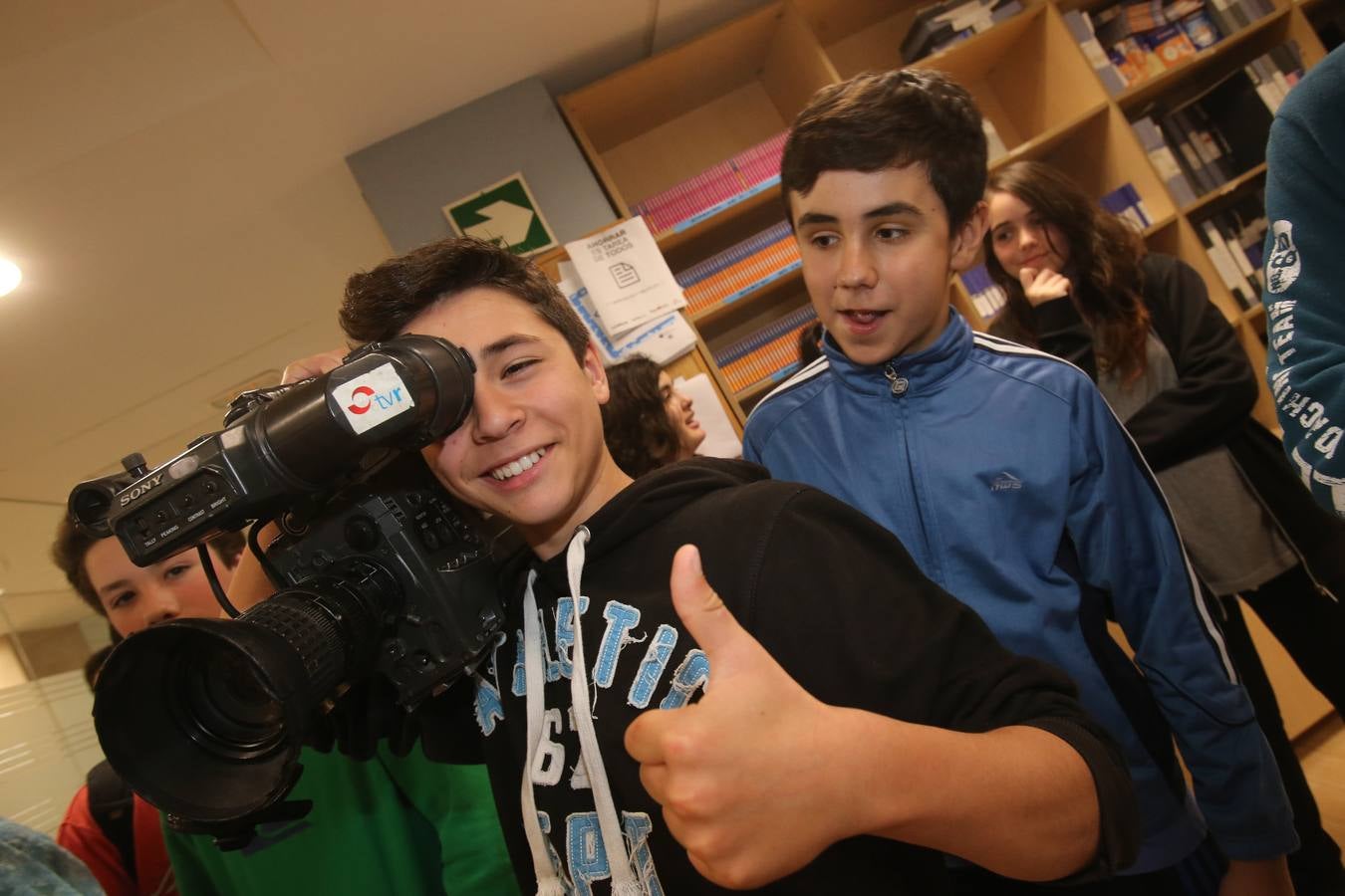 Los alumnos de 2º B de la ESO del Sagasta visitan la multimedia de Diario LA RIOJA