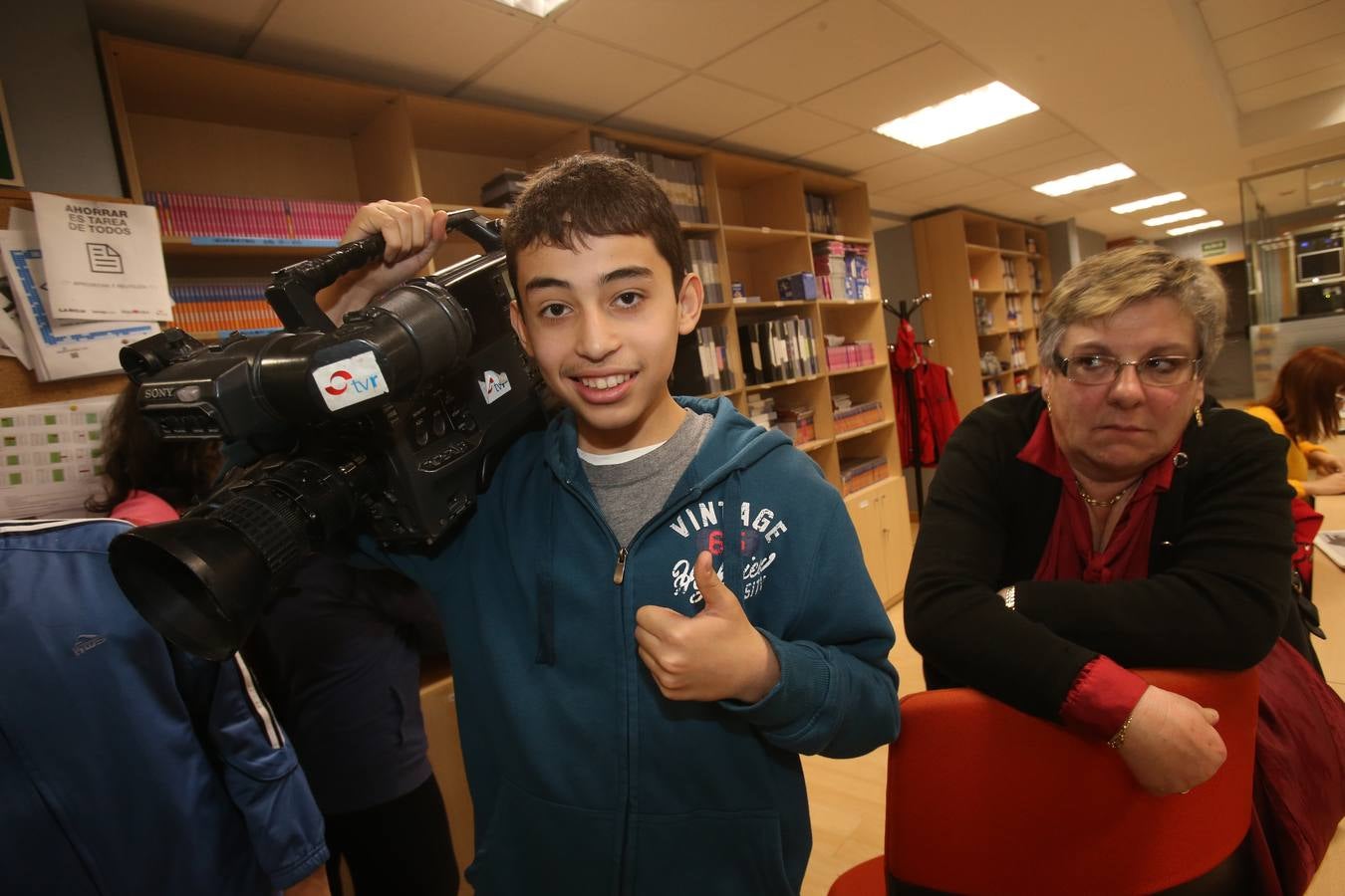 Los alumnos de 2º B de la ESO del Sagasta visitan la multimedia de Diario LA RIOJA